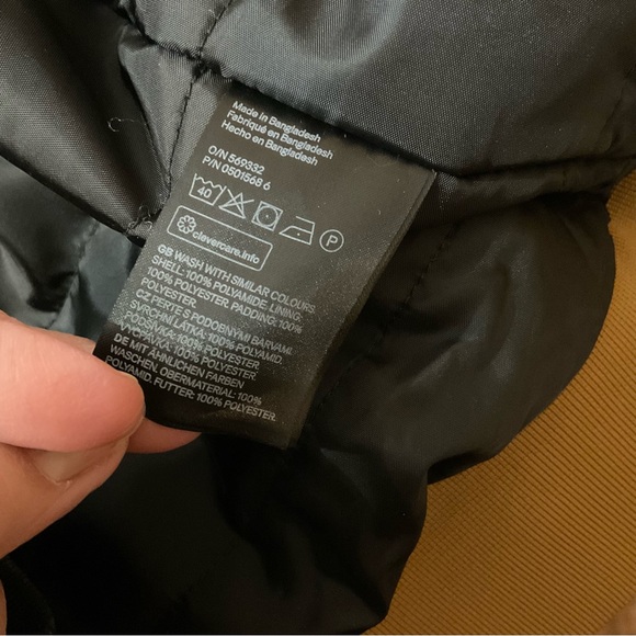 H&M Bomber Jacket Dark Mustard L - Picture 6 of 6